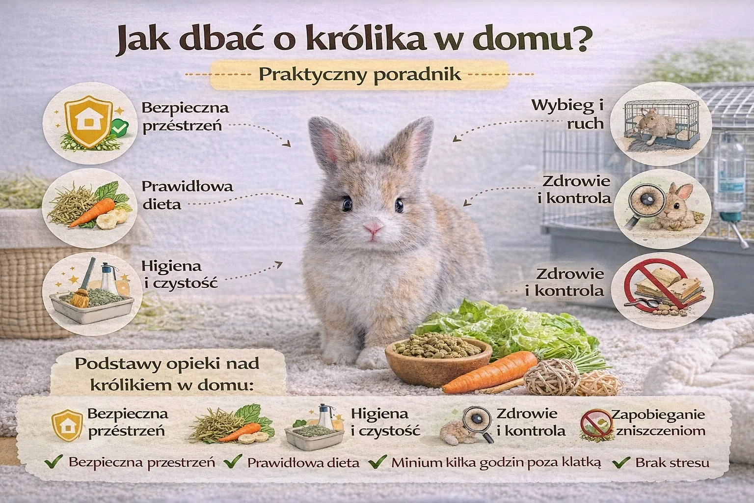 Jak dbać o królika w domu? Praktyczny poradnik